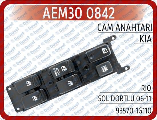 BSG 44-860-001 Cam Açma Dügmesi Sol  Rio